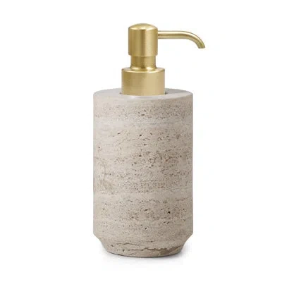 Labrazel Aztec Soap Dispenser In Brushed Brass