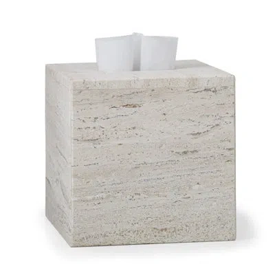 Labrazel Aztec Tissue Box Cover In Tan;tan