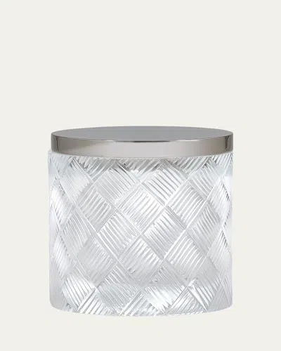 Labrazel Basket Weave Canister In Multi