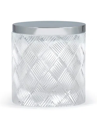 Labrazel Basket Weave Canister In Transparent