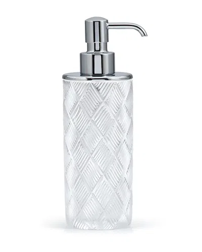 Labrazel Basket Weave Pump Dispenser In Silver
