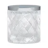 Labrazel Basketweave Canister In Silver