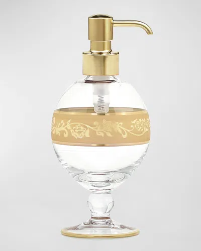 Labrazel Bellino Glass Pump Dispenser In Gold
