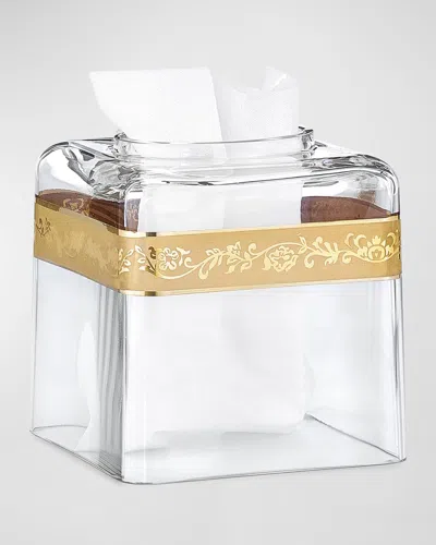 Labrazel Bellino Glass Tissue Cover In Gold