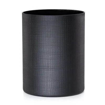 Labrazel Cambric Glass Open Waste Basket - 3 Gallons In Black