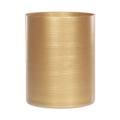 Labrazel Cambric Waste Basket In Gold