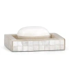 Labrazel Capiz Blanc Soap Dish In White