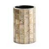 Labrazel Capiz Brush Holder In Champagne