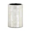 Labrazel Capiz Brush Holder In Ivory