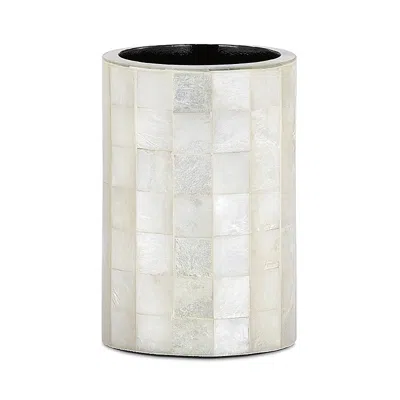 Labrazel Capiz Brush Holder In Ivory