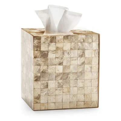 Labrazel Capiz Champagne Tissue Cover In Neutral
