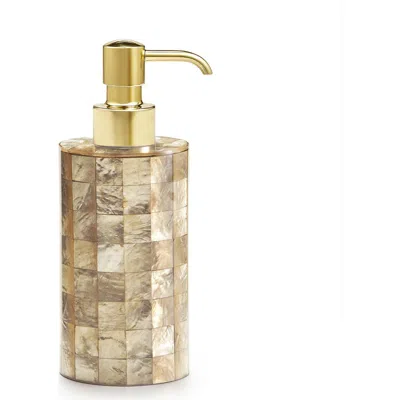 Labrazel Capiz Pump Dispenser In Gold