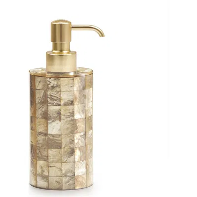 Labrazel Capiz Pump Dispenser In Gold