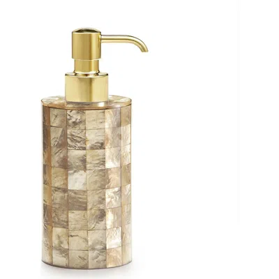 Labrazel Capiz Pump Dispenser In Gold