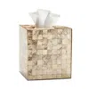 Labrazel Capiz Tissue Cover In Champagne