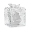 Labrazel Carina Glass Tissue Cover In Clear Crackle