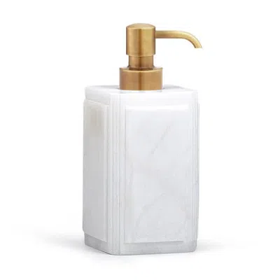 Labrazel Claudia Pump Dispenser In White-bur Brs