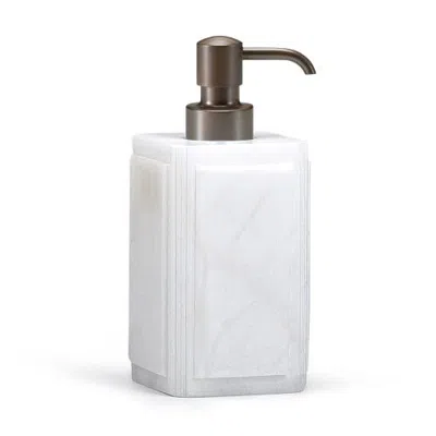 Labrazel Claudia Pump Dispenser In White-mat Brz