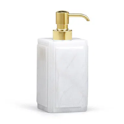 Labrazel Claudia Pump Dispenser In White-pol Brs