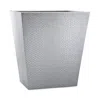 Labrazel Conda Black Waste Basket In Silver