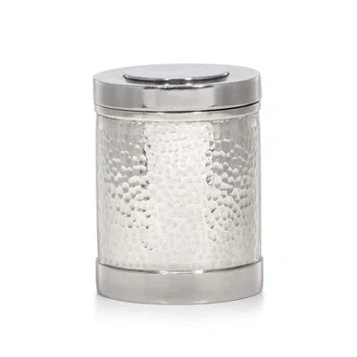 Labrazel Contempo Hammered Canister In Silver