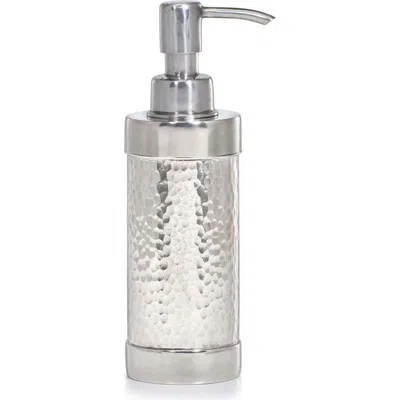 Labrazel Contempo Hammered Pump Dispenser In Silver