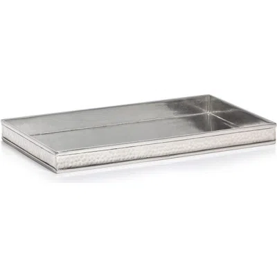 Labrazel Contempo Hammered Tray In White
