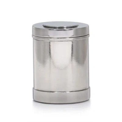 Labrazel Contempo Polished Canister In Silver