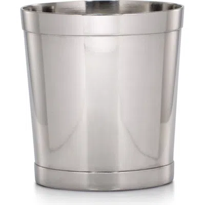 Labrazel Contempo Polished Waste Basket In Silver