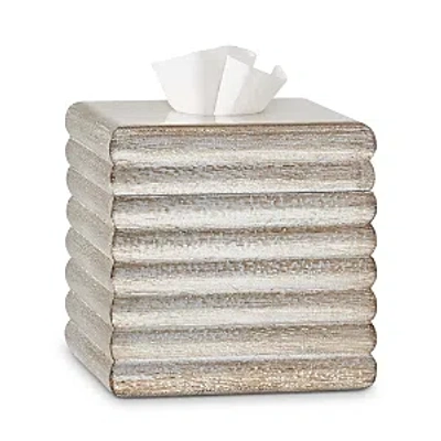Labrazel Costolato Tissue Box Cover In Brown