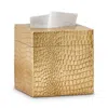 Labrazel Crocodile Gold Tissue Cover In Antique Gold