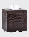 Labrazel Discus Brown Tissue Box Cover In Brown