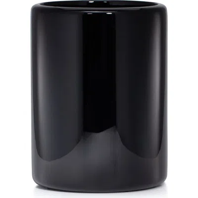 Labrazel Domus Black Gloss Waste Basket In Multi