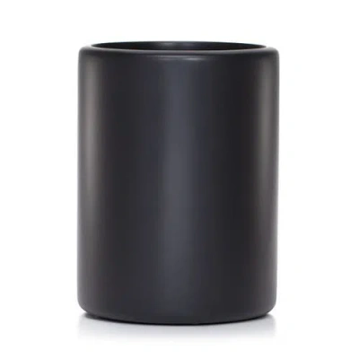 Labrazel Domus Black Matte Waste Basket In Grey