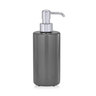 Labrazel Domus Gray Gloss Pump Dispenser - Polished Chrome