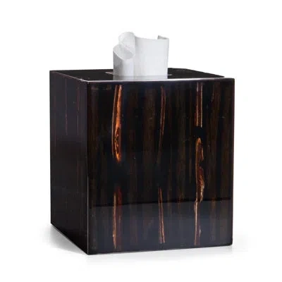 Labrazel Fernwood Tissue Box Cover In Amber,tan,black,brown;black;brown