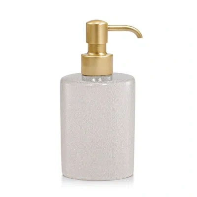 Labrazel Galuchat Pump Dispenser In Gold