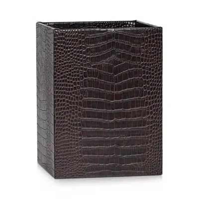 Labrazel Gator Black Waste Basket In Brown