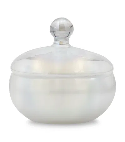 Labrazel Glass Biella Canister In White