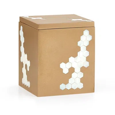 Labrazel Hex Bathroom Storage Container In Gold