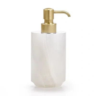 Labrazel Hielo Soap Dispenser In Brushed Brass