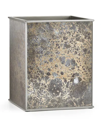 Labrazel Natasha Wastebasket In Silver/gold