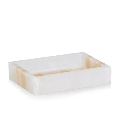 Labrazel Onix Amber Soap Dish In Amber;white