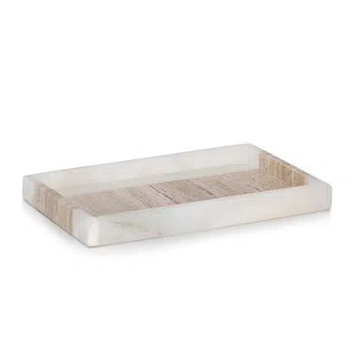 Labrazel Onix Sand Bathroom Tray In Sand;white