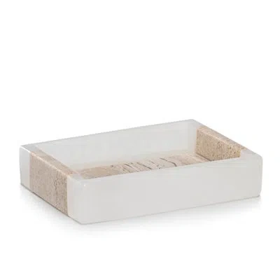 Labrazel Onix Sand Soap Dish In White;sand