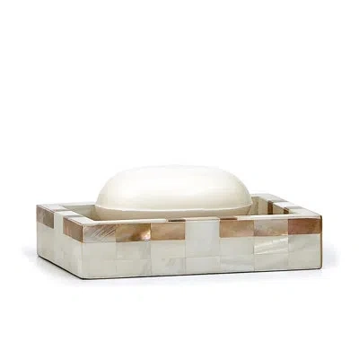 Labrazel Parquet Soap Dish In Ivory;caramel;ivory;caramel