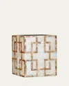 Labrazel Parquet Wastebasket In Multi Pattern
