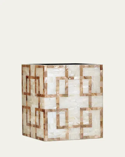 Labrazel Parquet Wastebasket In Multi Pattern