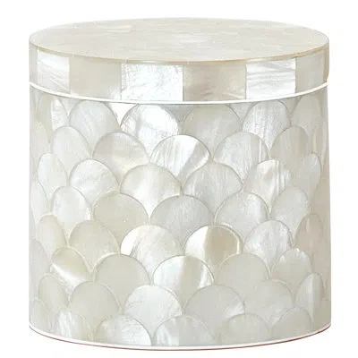Labrazel Poisson Bathroom Storage Container In Ivory