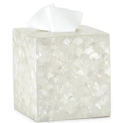Labrazel Poisson Tissue Box Cover In White